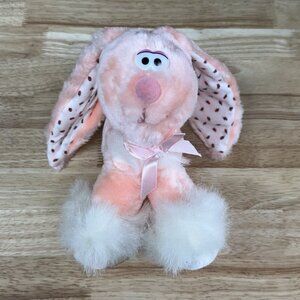 Vintage Summit Collection Pink Bunny Rabbit Plush 1989